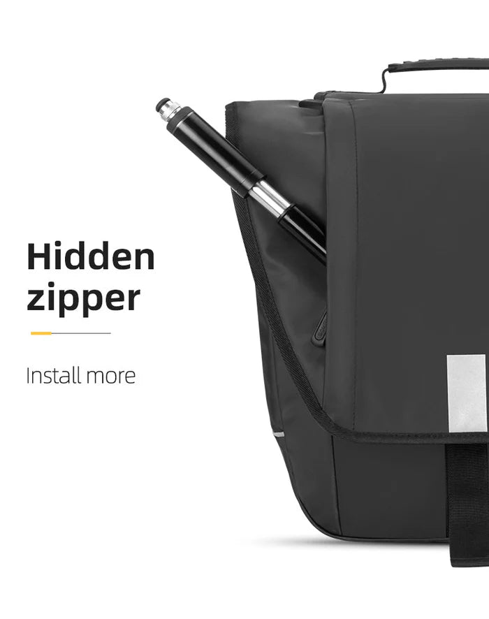 Birch ROCKBROS Super 30-Litre Bicycle Saddlebags in Black