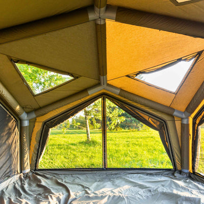 Coody | RBM Hub Inflatable Tent for 2-6 Person (Forest Green)