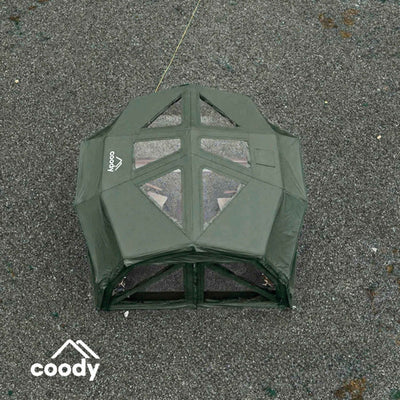 RBM Outdoors Coody Hub Pro Forest Green - Inflatable Tent for Camping (2-6 Person)