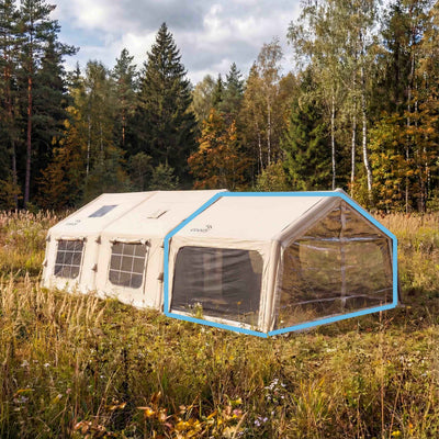 RBM Outdoors Coody AirTarp Beige - Inflatable Canopy for Tent 17.2, 13.6, Hub, 10.0