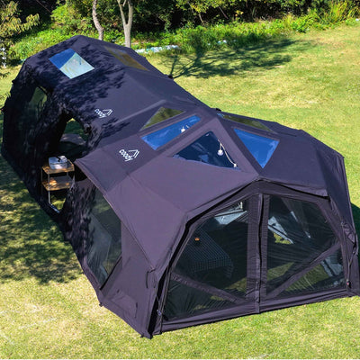 RBM Outdoors Coody Hub Pro Black - Inflatable Tent for Camping (2-6 Person)