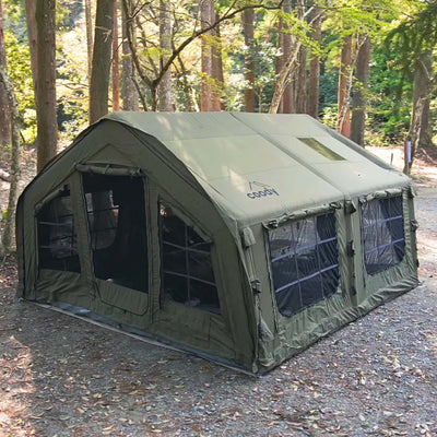 Coody 13.6 | RBM Outdoors Koala 5 Inflatable tent for 2-8 person (Forest Green)