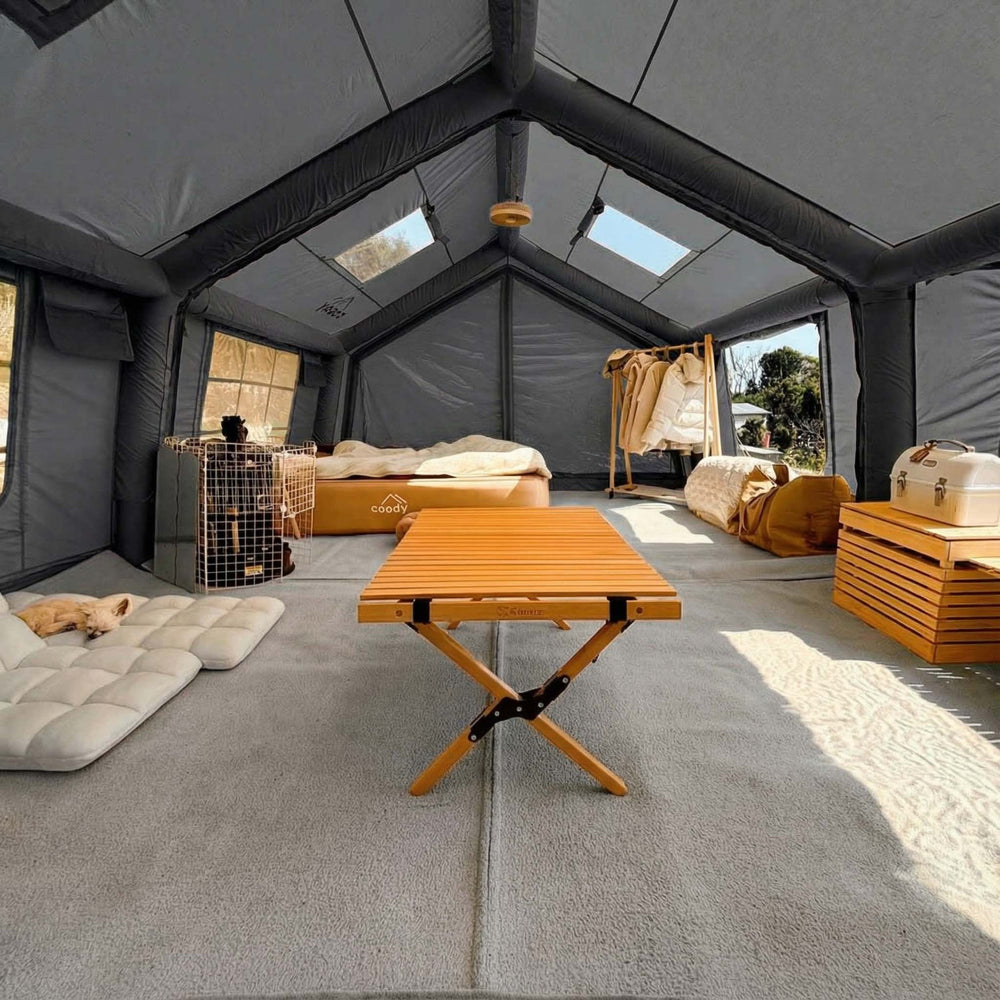 RBM Outdoors Coody 17.2 (Koala-7) Gray Inflatable Tent House for Camping (2-10 person)
