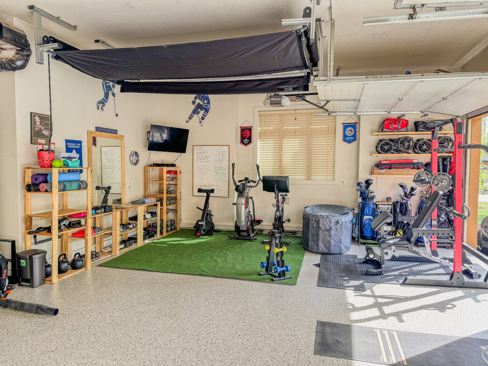 The SportScreen Golf Studio Vanish 11 Retractable Golf Simulator Enclosure