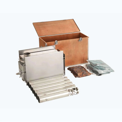 RBM Outdoors Medium Wood Stove With Fire-Resistant Glass "Caminus M"