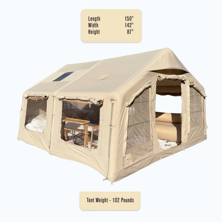 Coody | RBM Inflatable tent  Koala 5 Khaki for 2-6 person