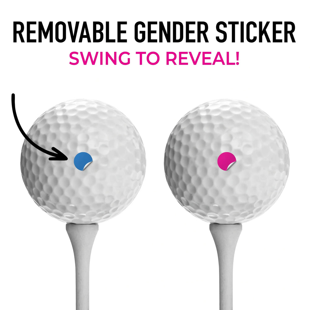 Kid Caddie Golf Gender Reveal Golf Balls