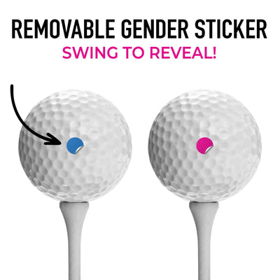 Kid Caddie Golf Gender Reveal Golf Balls