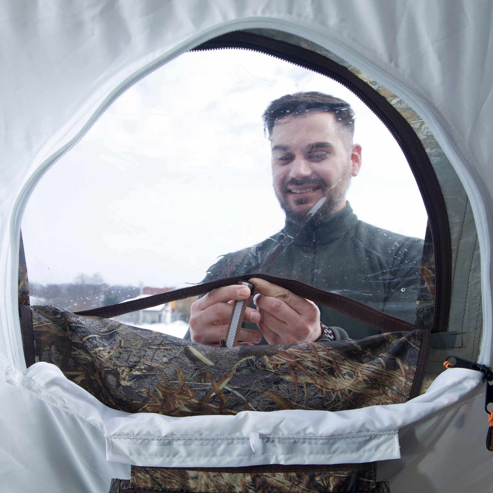 RBM Outdoors Cuboid 4.40 - All-Season Double-Layer Hot Tent with Stove Jack for 2-6 People