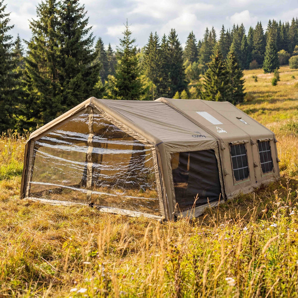 RBM Outdoors Coody AirTarp Forest Green - Inflatable Canopy for Tent 17.2, 13.6, Hub, 10.0