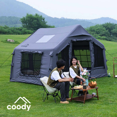 RBM Outdoors Coody 8.0 Gray - Inflatable Tent House for Camping 1-4 person