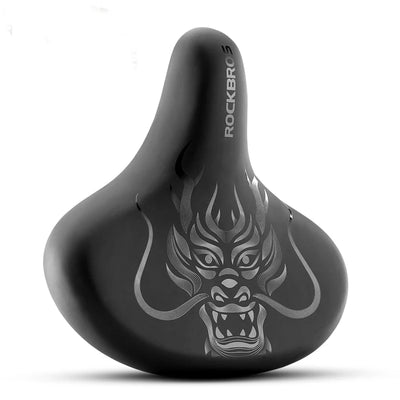 Birch ROCKBROS Comfort Shock Absorption Bike Saddle Soft Wide Seat for Men Women