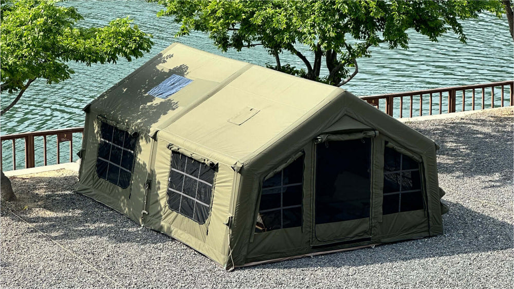 Coody 17.2 | RBM Outdoors Koala 7 Inflatable tent for 2-10 person (Forest Green)