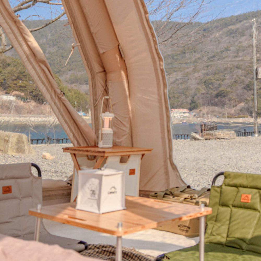 RBM Outdoors Coody 10.0 PRO Beige Premium Inflatable Canvas Tent for 2–4 Campers