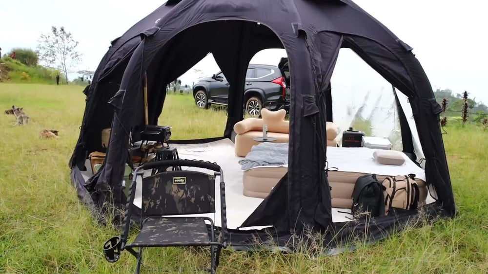 Coody Aurora Dome | RBM Outdoors Inflatable tent Octopus Black for 2-4 person