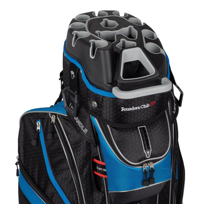 Founders Club 3rd Generation Premium Organizer 14 Way Golf Cart Bag - Aegean Blue