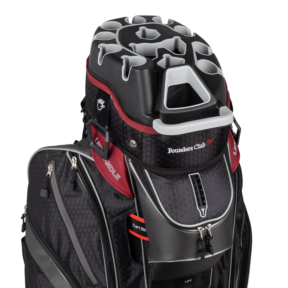 Founders Club 3rd Generation Premium Organizer 14 Way Golf Cart Bag - Charcoal