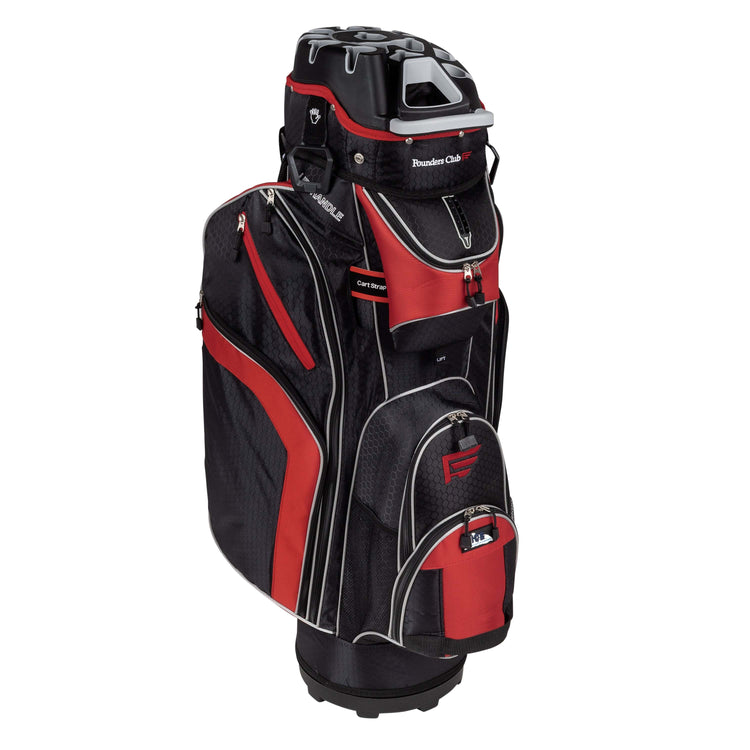 Founders Club 3rd Generation Premium Organizer 14 Way Golf Cart Bag - Red