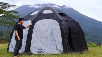 Coody Aurora Dome | RBM Outdoors Inflatable tent Octopus Black for 2-4 person