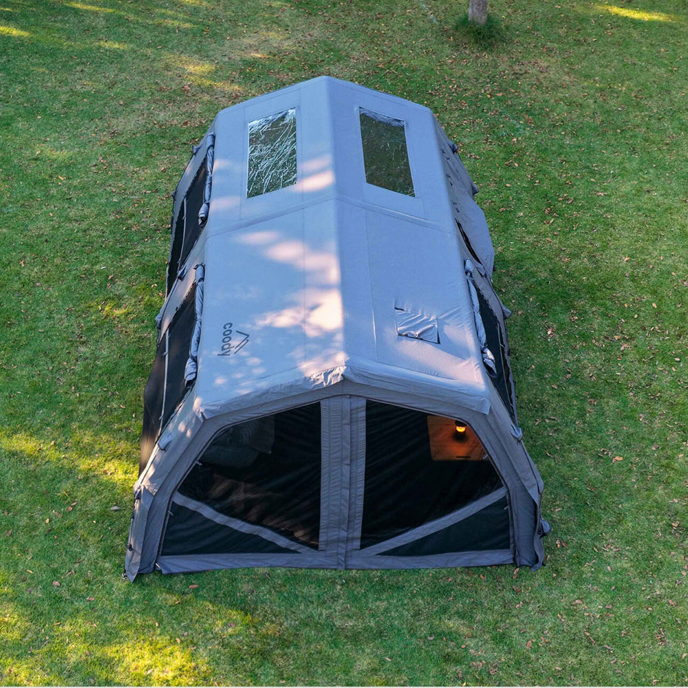 RBM Outdoors Coody Familia AirTent 17.2 Pro Gray - Inflatable Tent for Camping (2-10 Person)