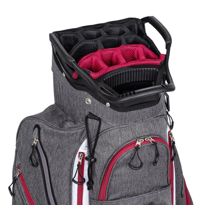 Founders Club Franklin Golf Cart Bag for Push Carts and Riding Carts with Detachable ball pocket panel for personalization