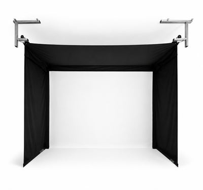 The SportScreen Golf Studio Vanish 11 Retractable Golf Simulator Enclosure