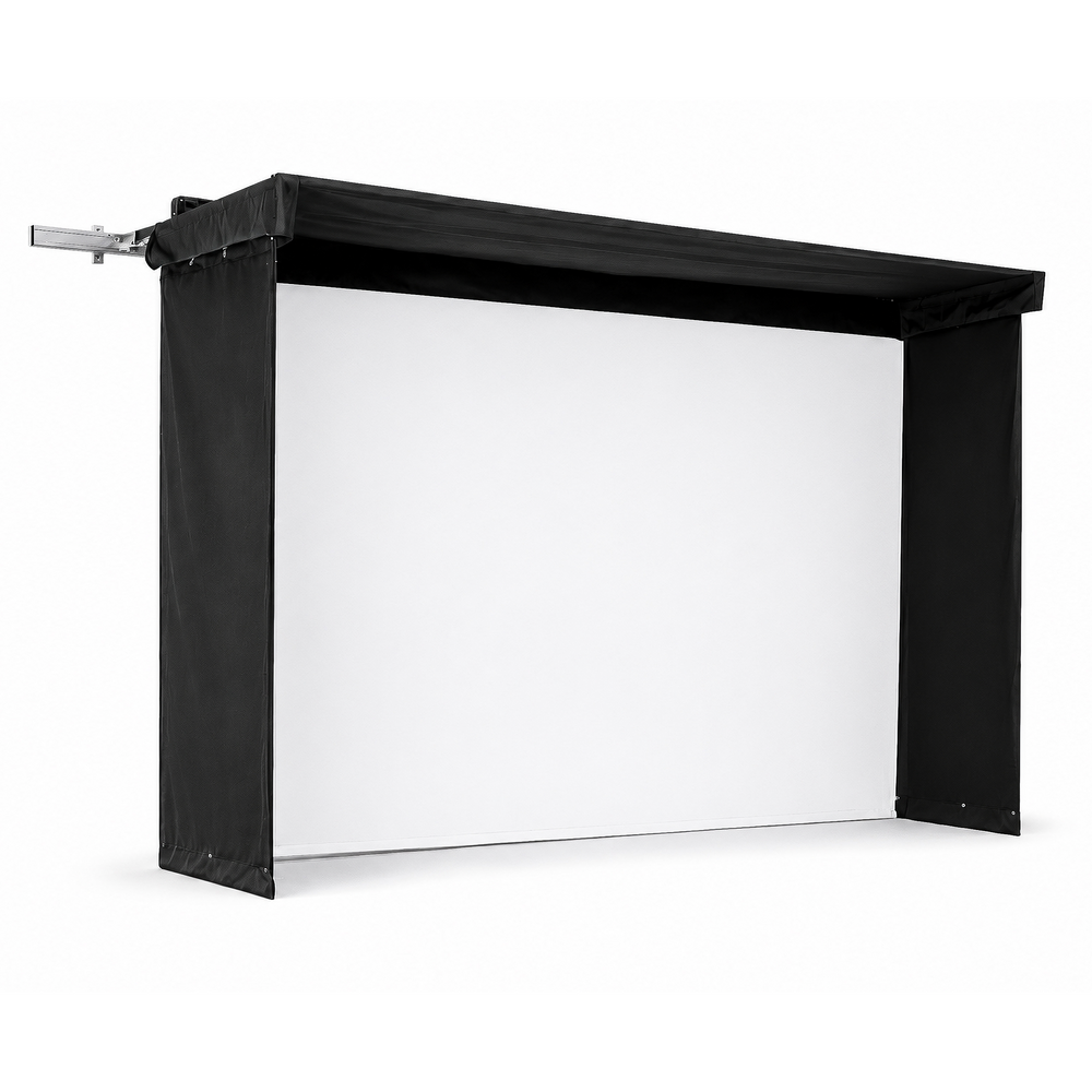 The SportScreen Golf Studio Vanish LITE 13 Retractable Golf Simulator Enclosure