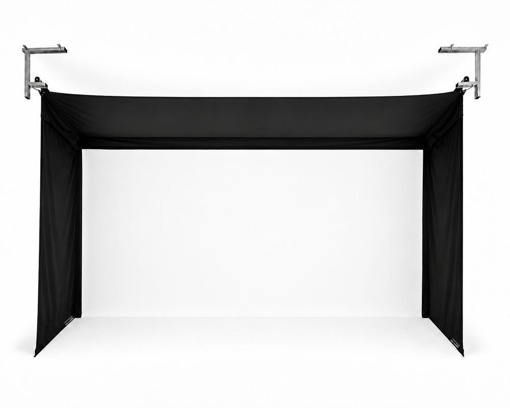 The SportScreen Golf Studio Vanish 16 Retractable Golf Simulator Enclosure