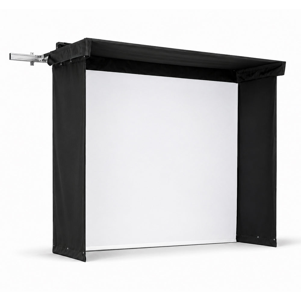 The SportScreen Golf Studio Vanish LITE 9 Retractable Golf Simulator Enclosure
