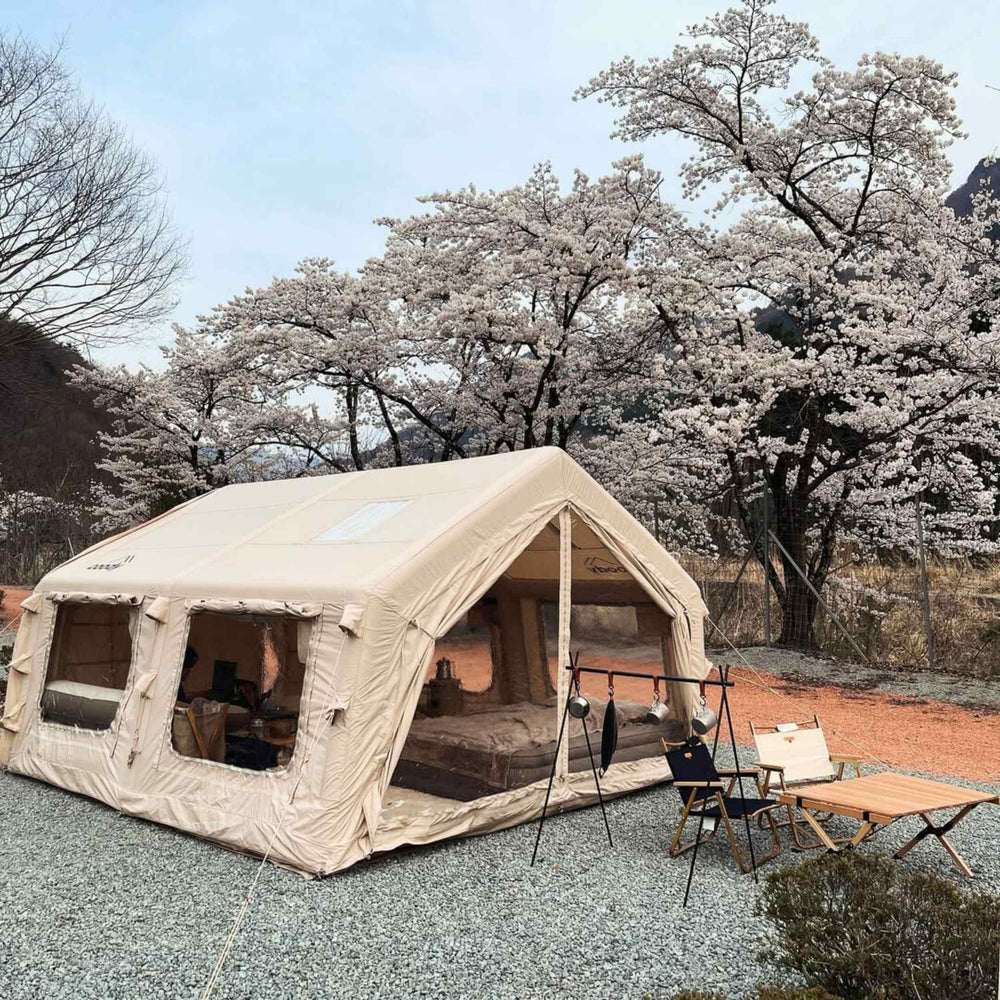 Coody 13.6 | RBM Outdoors Koala 5 Inflatable tent for 2-8 person (Beige)