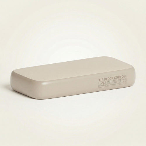 RBM Outdoors Coody Coreo Air Mattress Single (105 × 200 × 35 cm) – Structured Air Block Inflatable Bed, Compact Pack Design