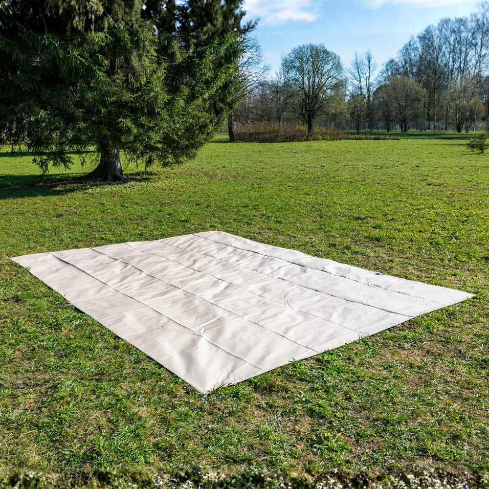 RBM Outdoors Coody Familia AirTent 17.2 PRO Gray (2-10 Person)+Electric Pump+TPU Door Gray+Ground Sheet