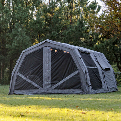 RBM Outdoors Coody Familia AirTent 17.2 Pro Gray - Inflatable Tent for Camping (2-10 Person)