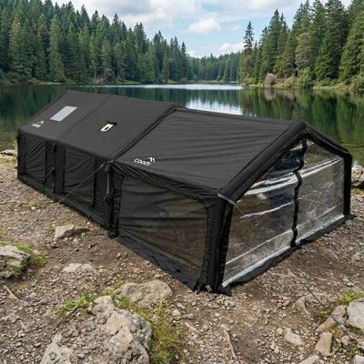 RBM Outdoors Coody AirTarp Black - Inflatable Canopy for Tent 17.2, 13.6, Hub, 10.0
