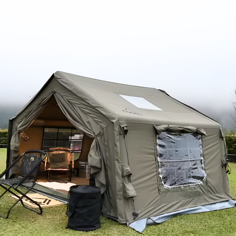 RBM Outdoors Coody 10.0 Forest Green+Ground Sheet PVC+Carpet+Electric Pump