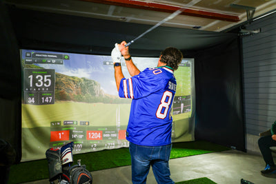 The SportScreen Golf Studio Vanish 16 Retractable Golf Simulator Enclosure