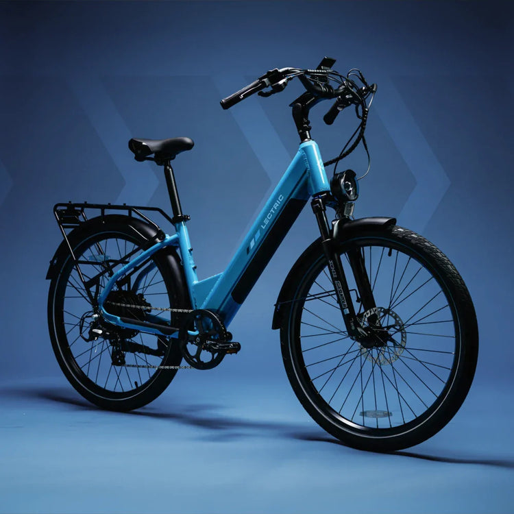 Lectric XPress2 Raindrop Blue Cruiser eBike