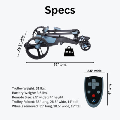 Cart Tek Formula Remote Golf Trolley