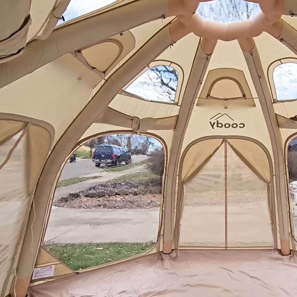 Coody Dome | RBM Outdoors Octopus - Inflatable tent for 2-4 person (Beige)