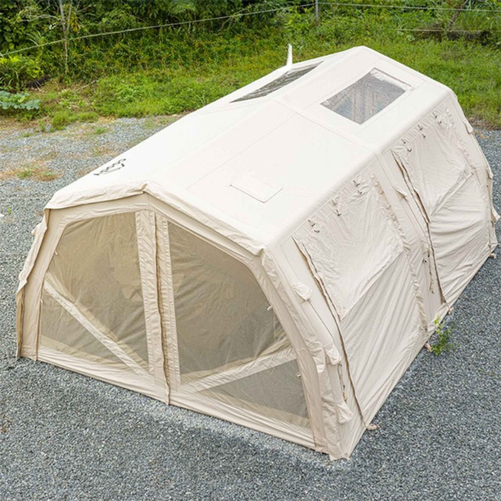 RBM Outdoors Coody Familia AirTent 17.2 Pro Beige- Inflatable Tent for Camping (2-10 Person)