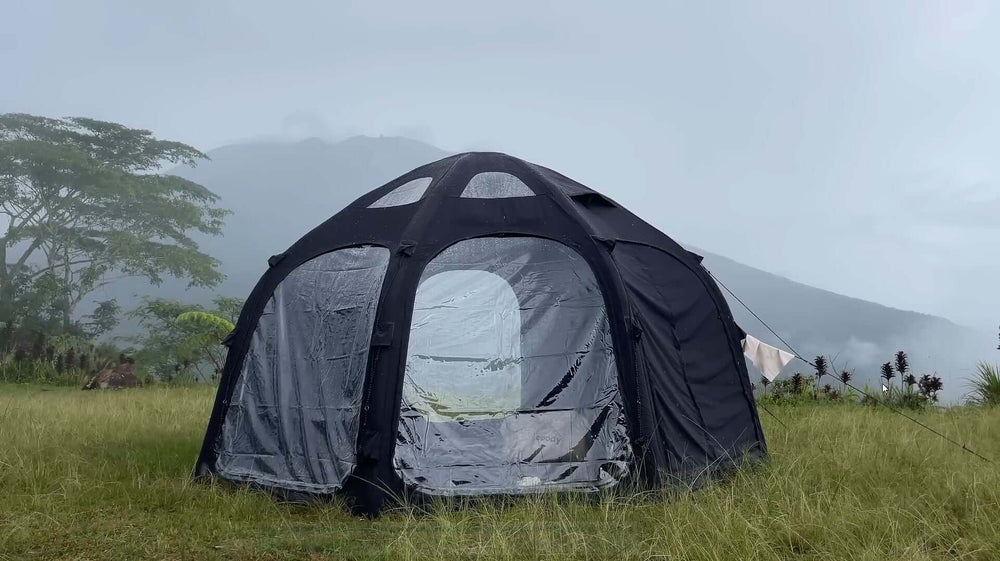 Coody Aurora Dome | RBM Outdoors Inflatable tent Octopus Black for 2-4 person