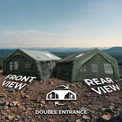 Coody 17.2 | RBM Outdoors Koala 7 Inflatable tent for 2-10 person (Forest Green)