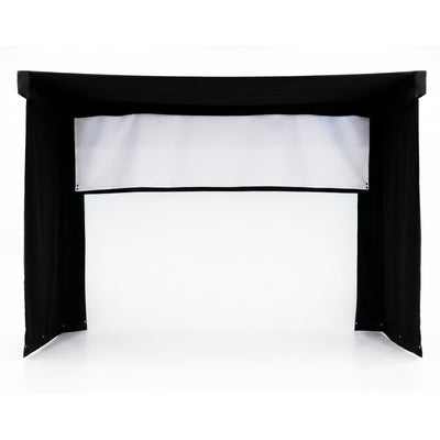 The SportScreen Golf Studio Vanish LITE 13 Retractable Golf Simulator Enclosure