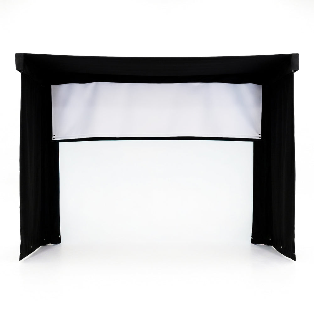 The SportScreen Golf Studio Vanish LITE 11 Retractable Golf Simulator Enclosure