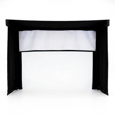 The SportScreen Golf Studio Vanish LITE 11 Retractable Golf Simulator Enclosure