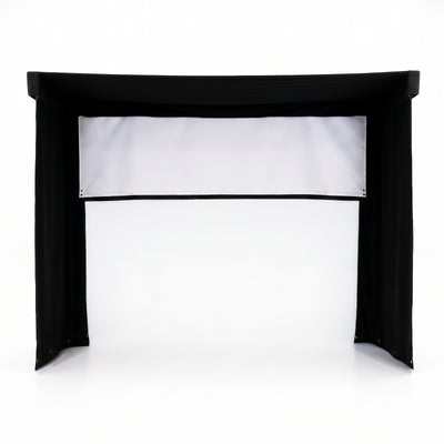 The SportScreen Golf Studio Vanish LITE 9 Retractable Golf Simulator Enclosure