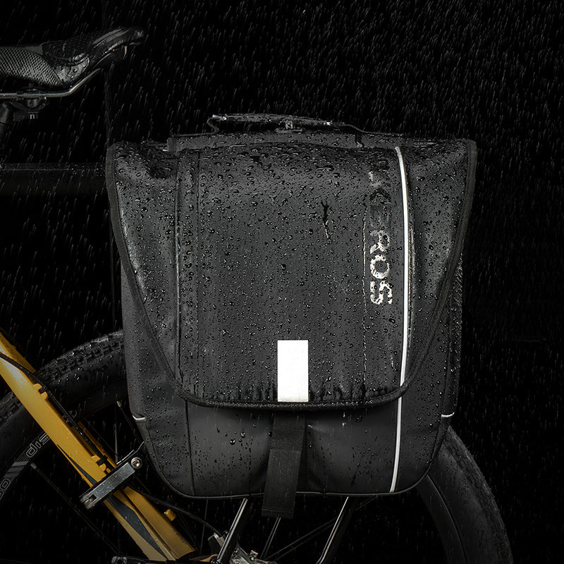 Birch ROCKBROS Super 30-Litre Bicycle Saddlebags in Black