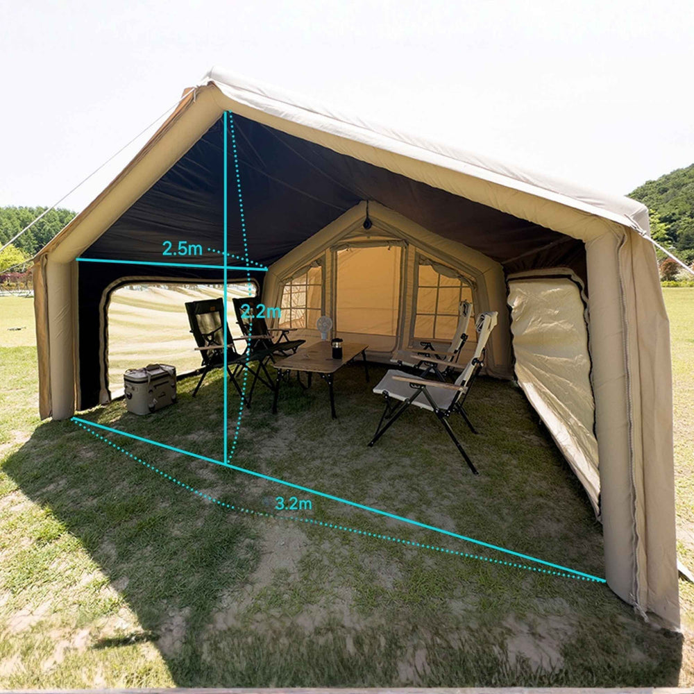 RBM Outdoors Coody AirTarp Beige - Inflatable Canopy for Tent 8.0