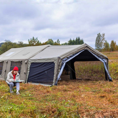 RBM Outdoors Coody AirTarp Forest Green - Inflatable Canopy for Tent 17.2, 13.6, Hub, 10.0