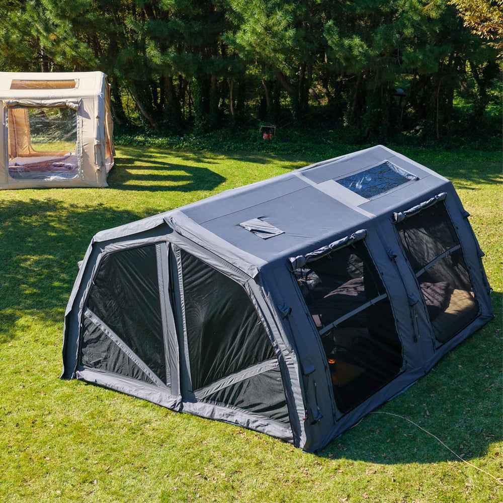 RBM Outdoors Coody Familia AirTent 17.2 Pro Gray - Inflatable Tent for Camping (2-10 Person)